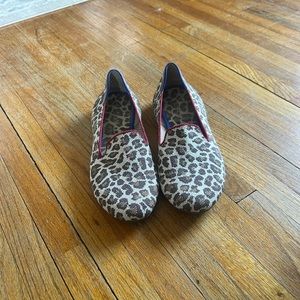 Rothy’s Cheetah Print Loafers Size 11.5